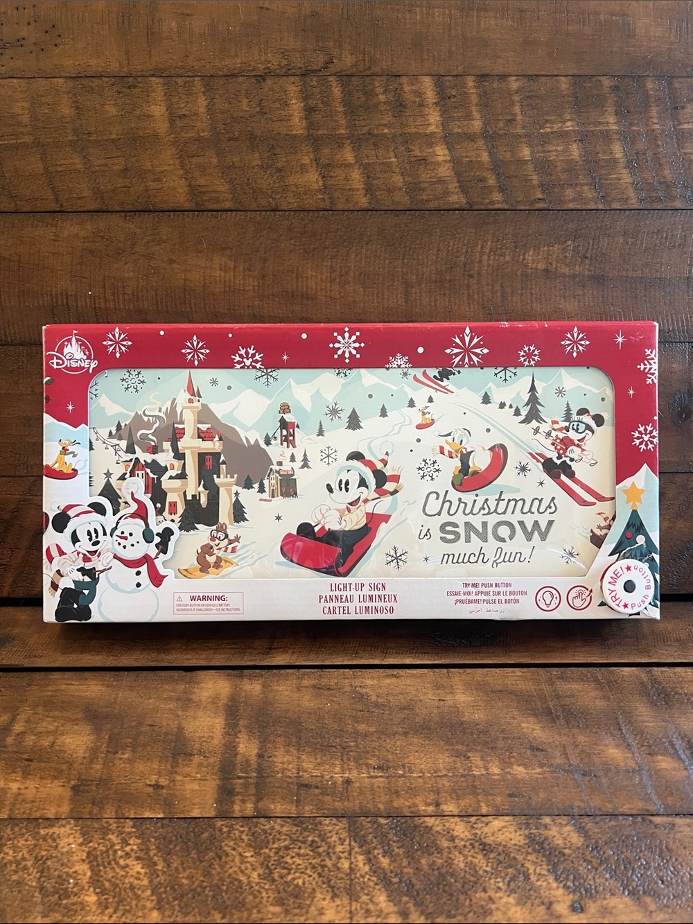 🎄 Disney World Parks Light-Up
Sign Mickey Mouse and Friends
Holiday